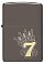 Зажигалка ZIPPO Lucky 7 Design с покрытием Black Ice®, латунь/сталь, черная, 38x13x57 мм small_img_2