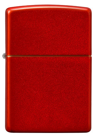 Зажигалка ZIPPO Classic с покрытием Metallic Red, латунь/сталь, красная, матовая, 38x13x57 мм