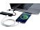 Концентратор USB 2.0 Rise из переработанного алюминия, сертифицированного по стандарту RCS - сплошной черный small_img_4