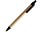 Ручка шариковая ALDER из переработанного картона, натуральный/черный_ЧЕРНЫЙ