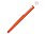 Ручка металлическая роллер Brush R GUM soft-touch с зеркальной гравировкой, оранжевый_ОРАНЖЕВЫЙ