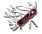 Нож перочинный VICTORINOX Evolution S557, 85 мм, 21 функция, с фиксатором лезвия, красный с чёрным_РАЗНОЦВЕТНЫЙ
