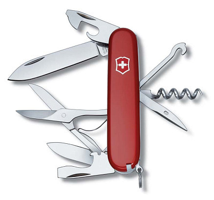 Нож перочинный VICTORINOX Climber, 91 мм, 14 функций, красный