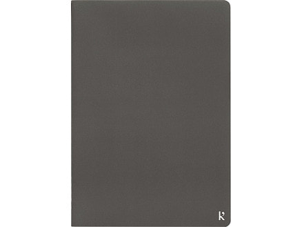 Комплект из двух блокнотов Karst® формата A5 с листами из каменной бумаги, slate grey