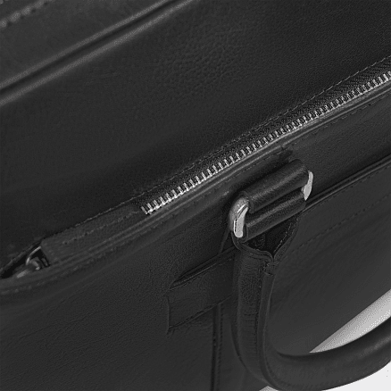 Портфель для ноутбука Vancouver Leather из натуральной кожи, черный