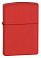Зажигалка ZIPPO Classic с покрытием Red Matte, латунь/сталь, красная, матовая, 38x13x57 мм small_img_1