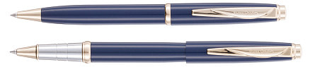 Набор Pierre Cardin PEN&PEN: ручка шариковая + роллер, синий. Упаковка Е