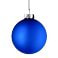 Елочный шар Finery Matt, 10 см, матовый синий small_img_2