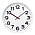 Часы настенные ChronoTop, белые_белые