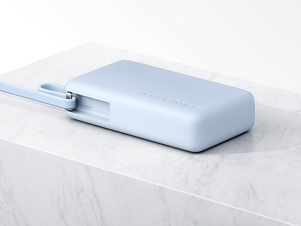 Внешний аккумулятор со встроенным кабелем Xiaomi 67W Power Bank 10000 (Integrated Cable) Ice Blue