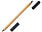 Вечный карандаш и ручка из бамбука Black bamboo, натуральный и черный_НАТУРАЛЬНЫЙ, ЧЕРНЫЙ