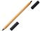 Вечный карандаш и ручка из бамбука Black bamboo, натуральный и черный small_img_1
