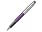 Ручка-роллер Parker Sonnet Essentials Violet SB Steel CT, цвет чернил black, перо: F, в подарочной упаковке._СЕРЕБРИСТЫЙ, ФИОЛЕТОВЫЙ