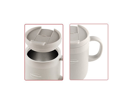 Термокружка из нерж. стали тм THERMOcafe TCCM-460SY (WGY) 0,46L