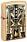 Зажигалка ZIPPO Art Deco Flame с покрытием High Polish Brass, латунь/сталь, золотистая, 38x13x57мм_ЗОЛОТИСТЫЙ