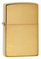 Зажигалка ZIPPO Armor™ с покрытием Brushed Brass, латунь/сталь, золотистая, матовая, 38x13x57 мм