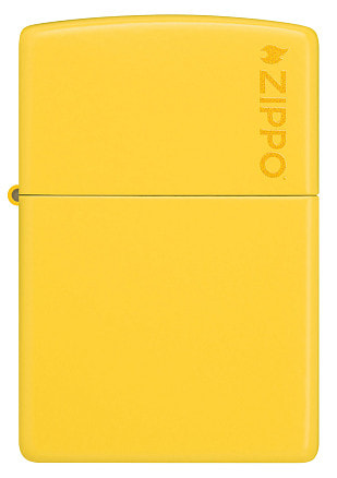 Зажигалка ZIPPO Classic с покрытием Sunflower, латунь/сталь, желтая, глянцевая, 38x13x57 мм