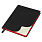 Еженедельник Flexy Latte Soft Touch Black Edition Color A4, черный с красным, датированный на 2026 г, в гибкой обложке_ЧЕРНЫЙ