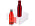 Подарочный набор из термобутылки и бутылки Bottle set, красный_красный