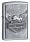 Зажигалка ZIPPO Harley-Davidson®, с покрытием Street Chrome™, латунь/сталь, серебристая, 38x13x57 мм_СЕРЕБРИСТЫЙ