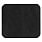 Шеврон Rectangle Smooth Leather размер 40*35 мм, черный, со скругленными углами_ЧЕРНЫЙ