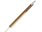 Ручка шариковая ALDER из переработанного картона, натуральный/белый_БЕЛЫЙ