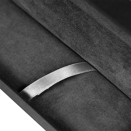 Футляр для одной или двух ручек Pencase Сagliari Duo, бумажный, черный