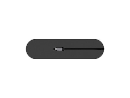 Хаб USB Type-C 3.0 для ноутбуков Falcon, черный