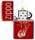 Зажигалка ZIPPO Retro с покрытием Metallic Red, латунь/сталь, красная, 38x13x57 мм small_img_3