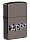Зажигалка ZIPPO Zippo Design с покрытием Black Ice®, латунь/сталь, чёрная, глянцевая, 38x13x57 мм_ЧЕРНЫЙ