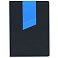 Ежедневник Bookmark, недатированный, черный с голубым small_img_2