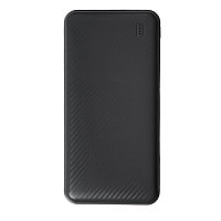 Универсальный аккумулятор Rib 20 (20000 мАч), черный, 14,1х6.9х2,8 см