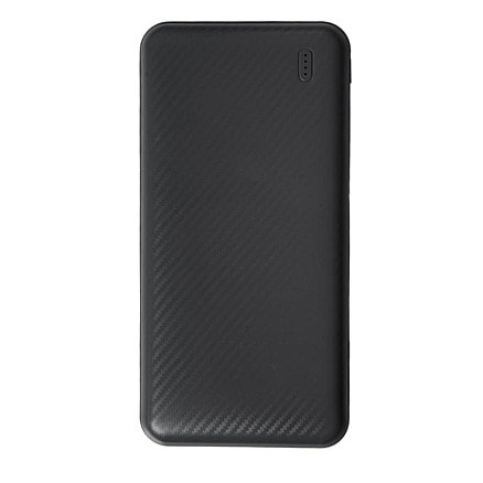Универсальный аккумулятор Rib 20 (20000 мАч), черный, 14,1х6.9х2,8 см
