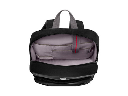 Рюкзак WENGER Motion 15.6, черный, нейлон, 31x17x42 см, 20 л
