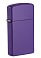 Зажигалка ZIPPO Slim® с покрытием Purple Matte, латунь/сталь, фиолетовая, матовая, 29x10x60 мм small_img_1