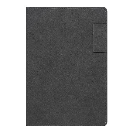 Ежедневник Flexy Tenero Suede A5, серый, недатированный, в гибкой обложке с петлей для ручки