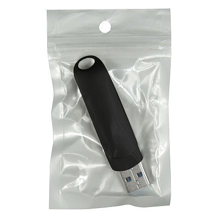 Флеш накопитель  USB 3.0 + TYPE C Cupertino, металл, черный матовый, 32 GB