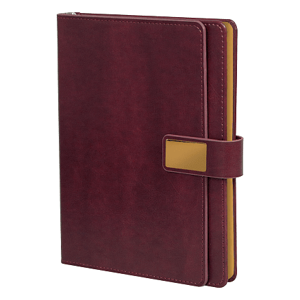 Ежедневник Alfa Brandy Business Edition B5 бордовый, в подарочной коробке