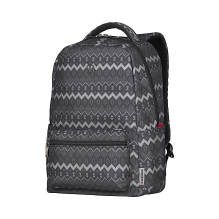 Рюкзак WENGER Colleague 16'', серый с рисунком, полиэстер, 36 x 25 x 45 см, 22 л