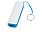Портативное зарядное устройство (power bank) Basis, 2000 mAh, белый/светло-голубой_БЕЛЫЙ/ГОЛУБОЙ