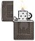 Зажигалка ZIPPO Armor® с покрытием Black Ice®, латунь/сталь, чёрная, 29x10x60 мм small_img_3