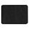 Шеврон Rectangle Smooth Leather размер 50*70 мм, черный, со скругленными углами_ЧЕРНЫЙ