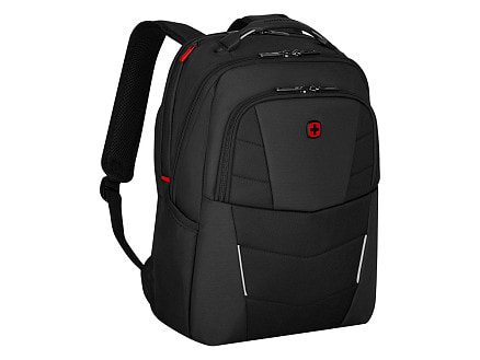 Рюкзак WENGER ALTAIR 15.6, черный, переработанный ПЭТ/Полиэстер, 32х21х44 см, 22 л.