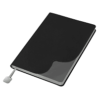 Ежедневник Flexy Latte Soft Touch Black Edition Color А5, черный/серый, недатированный, в гибкой обложке