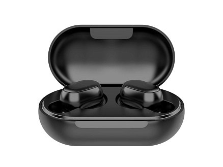 Беспроводные наушники HIPER TWS OKI Black (HTW-LX1) Bluetooth 5.0 гарнитура, Черный (Р)