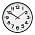 Часы настенные ChronoTop, черные_черные