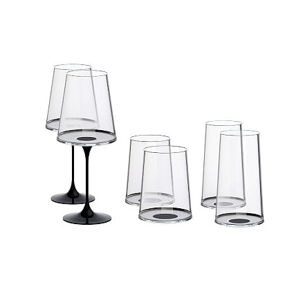 Хрустальный бокал для игристого вина на магните Trebonn SplitGlass, 2 шт, 320 мл