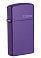 Зажигалка ZIPPO Slim® с покрытием Purple Matte, латунь/сталь, фиолетовая, матовая, 29x10x60 мм small_img_1