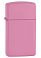 Зажигалка ZIPPO Slim® с покрытием Pink Matte, латунь/сталь, розовая, матовая, 29x10x60 мм small_img_1