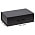 Подарочная коробка, размер 39*26,3*11 см, Solution Prestige Big Case  Fabrique с магнитным клапаном и ручкой , черная_черный 2, бумага под ткань